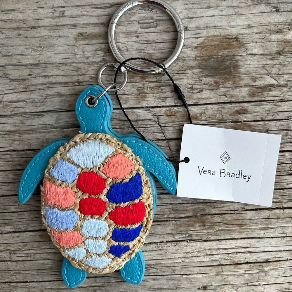 Vera Bradley Turtle Mirror Bag Charm NWT